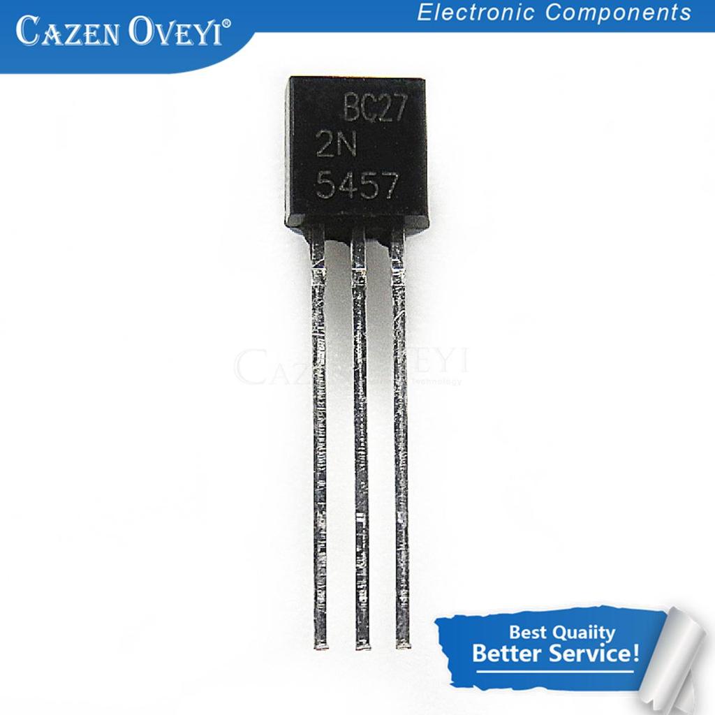 10 ชิ้น/ล็อต 2N5457 5457 2N5458 5458 TO-92 JFET N-Channel ทรานซิสเตอร์วัตถุประสงค์ทั่วไปใหม่ในสต็อก