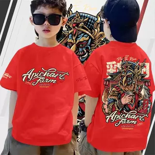 [COD] พร้อมส่ง เสื้อผีตาโขน เสื้อยืดเด็กอภิชาติฟาร์ม พิมพ์ลาย ใส่ได้ ทั้ง ชาย ใส่สบาย+New เสื้อผ้าเด็ก เสื้อยืด เสื้อแขน