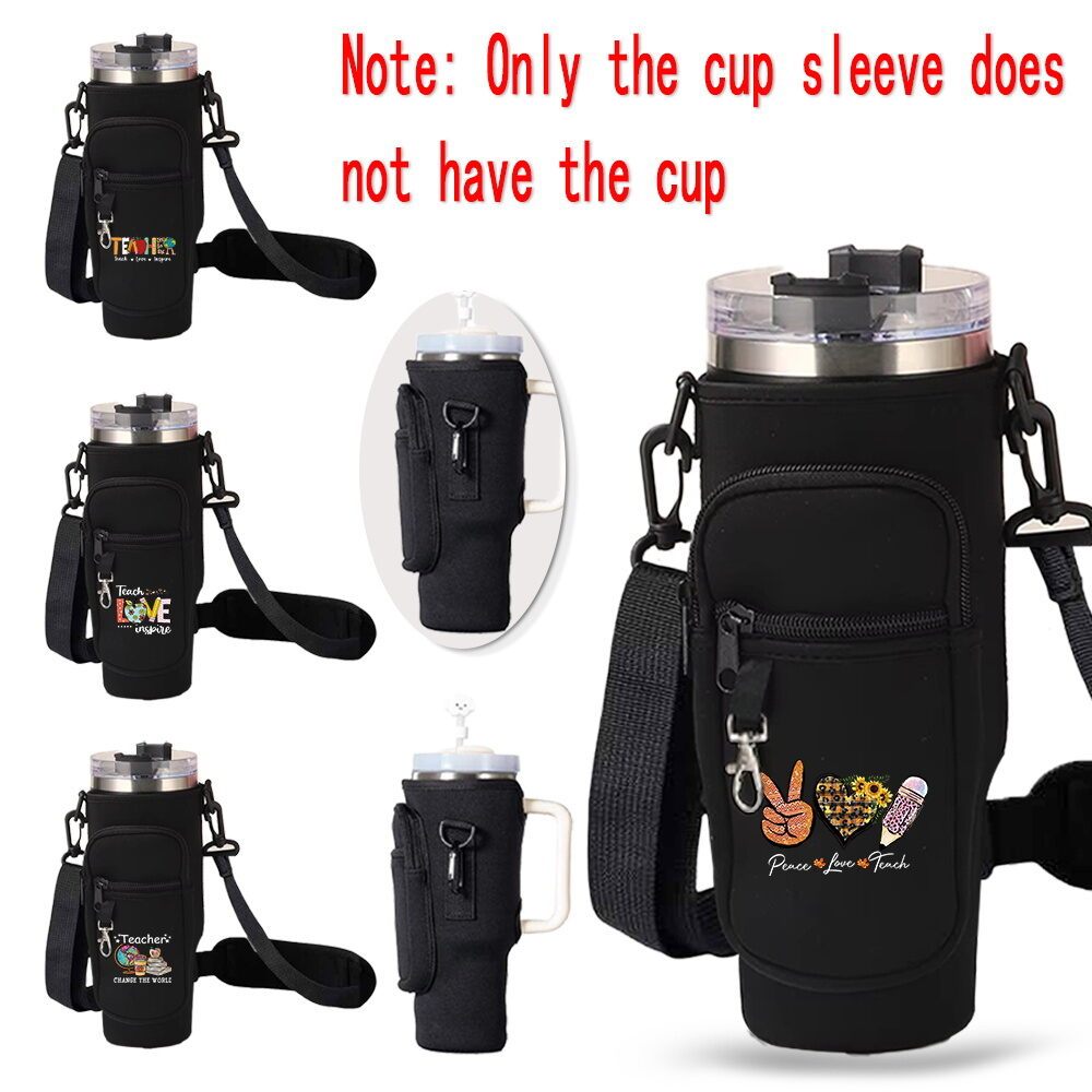 Tumbler Outdoor Portable Cup Pouch Lightweight Tumbler crossbody bag water bag proof Teacher series