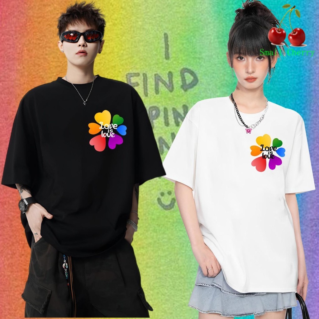 【HOT】Pride Month Gay Lesbian Rainbow เสื้อยืด #001 Pride Month ลายพิมพ์เสื้อคอกลมแบบแฟชันลำลอง S-5XL