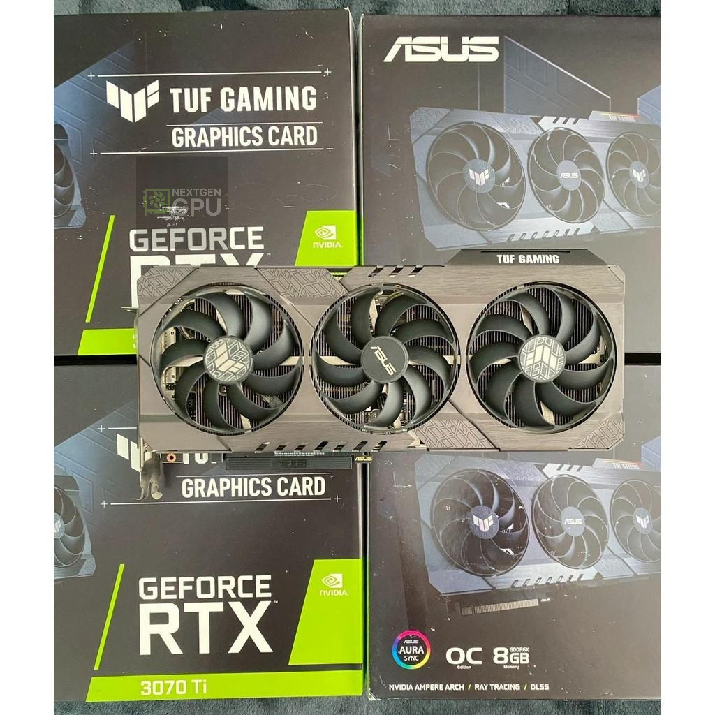 VGA (การ์ดจอ) ASUS TUF Gaming Geforce RTX 3070 Ti 8GB OC Edition พร้อมส่ง สินค้าในไทย