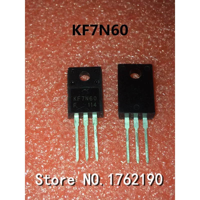 5 ชิ้น/ล็อตใหม่ KF7N60 TO-220F N-channel 7N60 MOS FET 600V 7A 0PKG