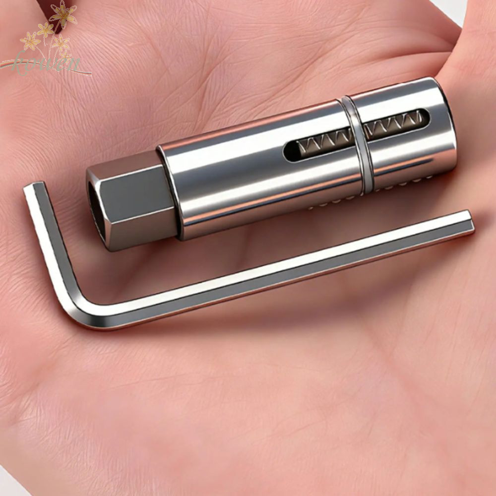KOWEN เครื่องสกัดวาล์วสามเหลี่ยม, Dual Specification เหล็กทนทานหักลวด Extractor, Hex ประแจ 12 มม.และ 14 มม.ออกแบบท่อเกลียว Extractors การบํารุงรักษาประปา ราคา ถูกที่สุด ดีลบีเคเค
