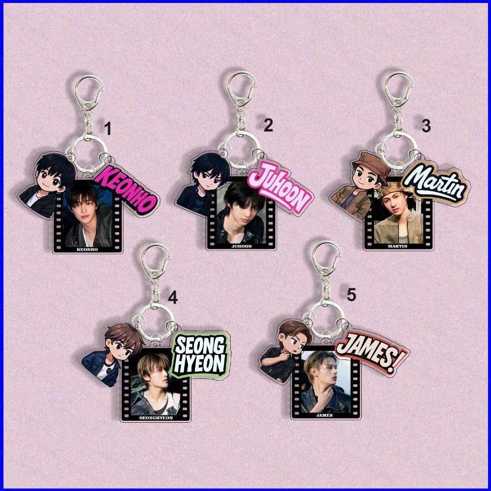 G2P CORTIS อะคริลิคพวงกุญแจ KEONHO FaSHioN จี้ JUHOON กระเป๋าอุปกรณ์เสริมดาว Periphery P2G