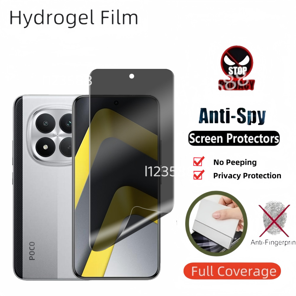 สําหรับ Xiaomi PocoM8 5G ความเป็นส่วนตัว Anti Spy ด้านหน้าสําหรับ Xiaomi Poco M8 Pro M8Pro 5G 4G 202