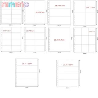 NIMENG อัลบั้มภาพเติมหน้า, DIY หลายกระเป๋า A4 Kpop Photocard…