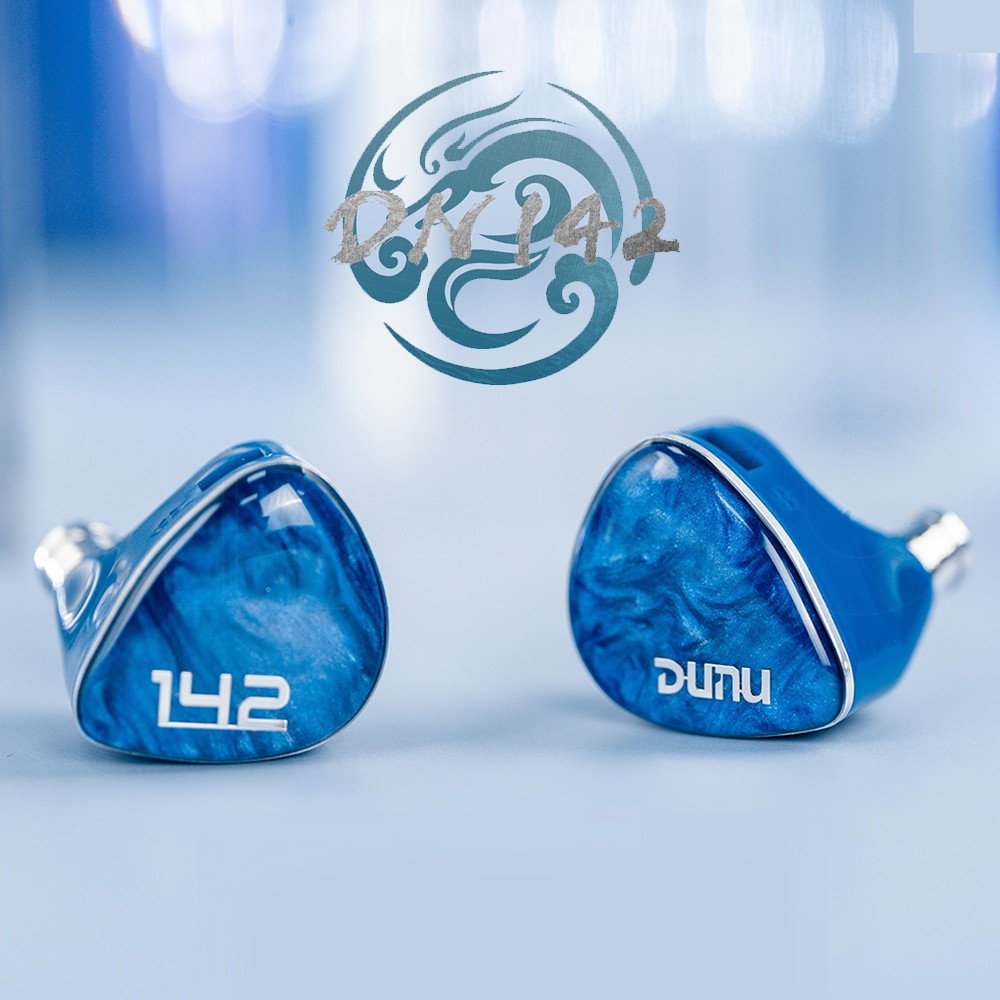 DUNU DN142 1DD + 4BA + 2 Planar Tribrid Drivers In-ear หูฟัง 3.5+4.4 มม.Q-Lock Mini สายปลั๊กแบบถอดเป