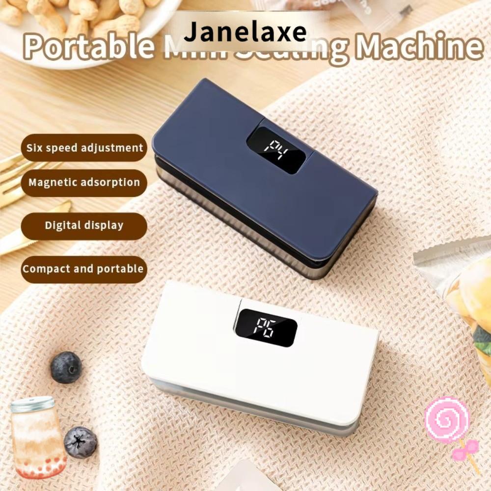 JANELAXE เครื่องซีลถุงพลาสติก, ซีลความร้อนแบบชาร์จไฟได้| ถุงปิดผนึกความร้อนแบบใช้มือถือขนาดเล็ก|บรรจุภัณฑ์อาหาร