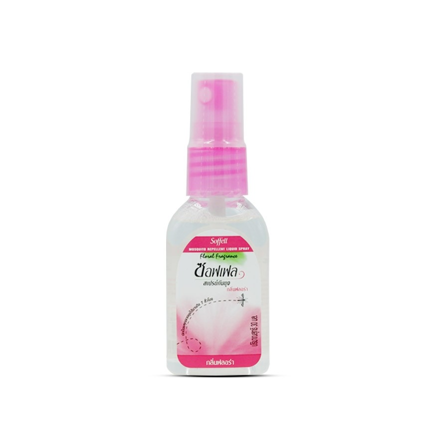 ซอฟเฟล สเปรย์ กลิ่นฟลอร่า ชมพู 30 ml ขวด 30 ml