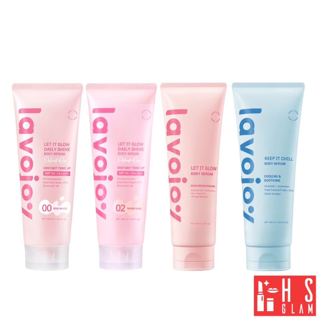 Lavojoy Let It Glow Daily Shine Body Serum 00 02 โทนอัพ กันแดด SPF20 PA++ ปรับผิวกระจ่างใส บำรุงผิว