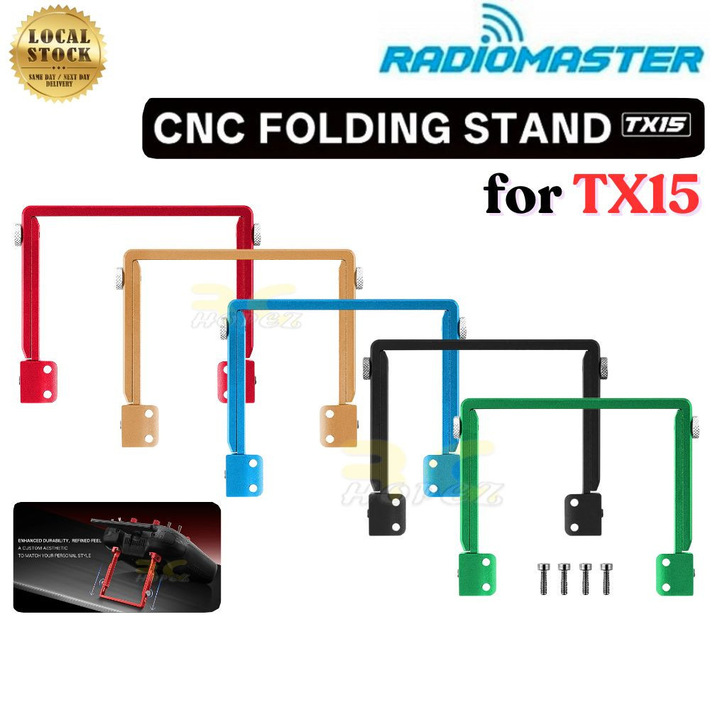 RadioMaster TX15 ปรับความยาวได้ CNC ขาตั้งพับโลหะ TX0117-ด้ามจับ CNC
