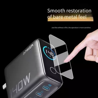 สําหรับฟิล์มกันรอยหน้าจอเครื่องชาร์จ Anker 140W GaN Charger ฟิล์มกันรอย