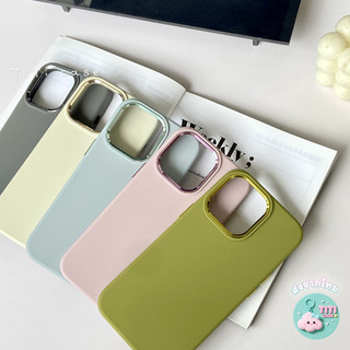 🔥good🔥Candy Color เคสโทรศัพท์ เคสไอโฟน17 16 For iPhone 11 12 14 13 15 Pro Max XR X XS 7 Plus เคส ซิลิโคนนุ่ม TPU Case