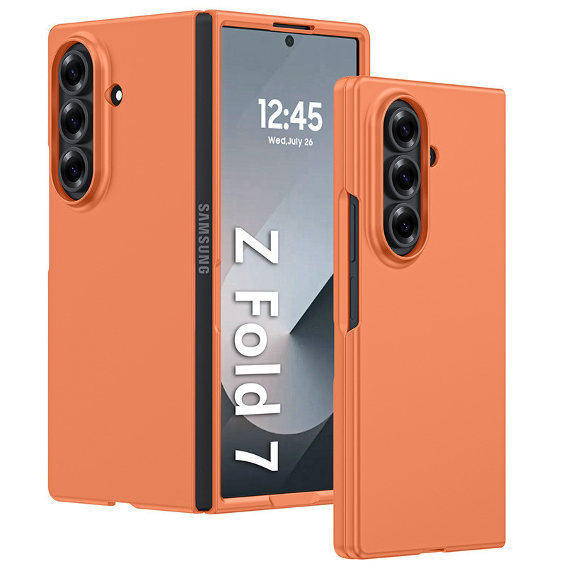 ใหม่สําหรับ Samsung Galaxy Z Fold7 เคสโทรศัพท์ Fold7/6/5/4 Matte Skin Casing น้ําหนักเบา Fold7 Anti Drop Shell