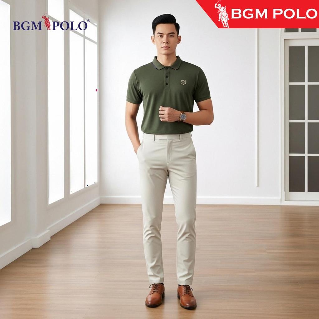 เสื้อยืด BGM POLO COLLAR โลโก้ 9689-BP-CS493PL9869-MNCNCTW