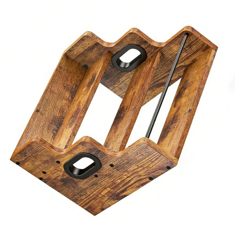 SC Quick Arrange Oaken Seasoning Planner สําหรับประกอบการจัดเก็บห้องครัวง่าย