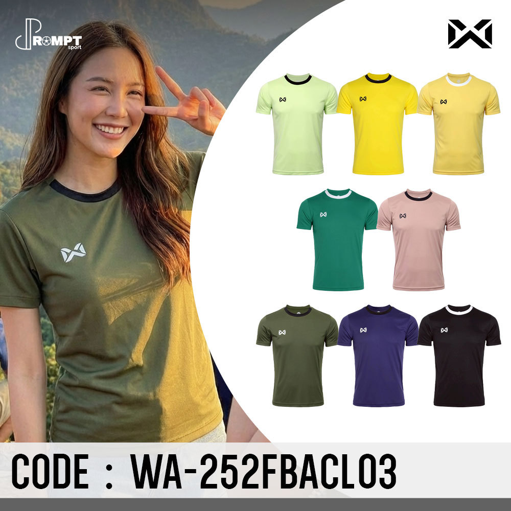 ถูกแทบทุน Warrix เสื้อฟุตบอลคอกลมแขนสั้น “MOTION LITE” รุ่น WA-252FBACL03 แท้100%