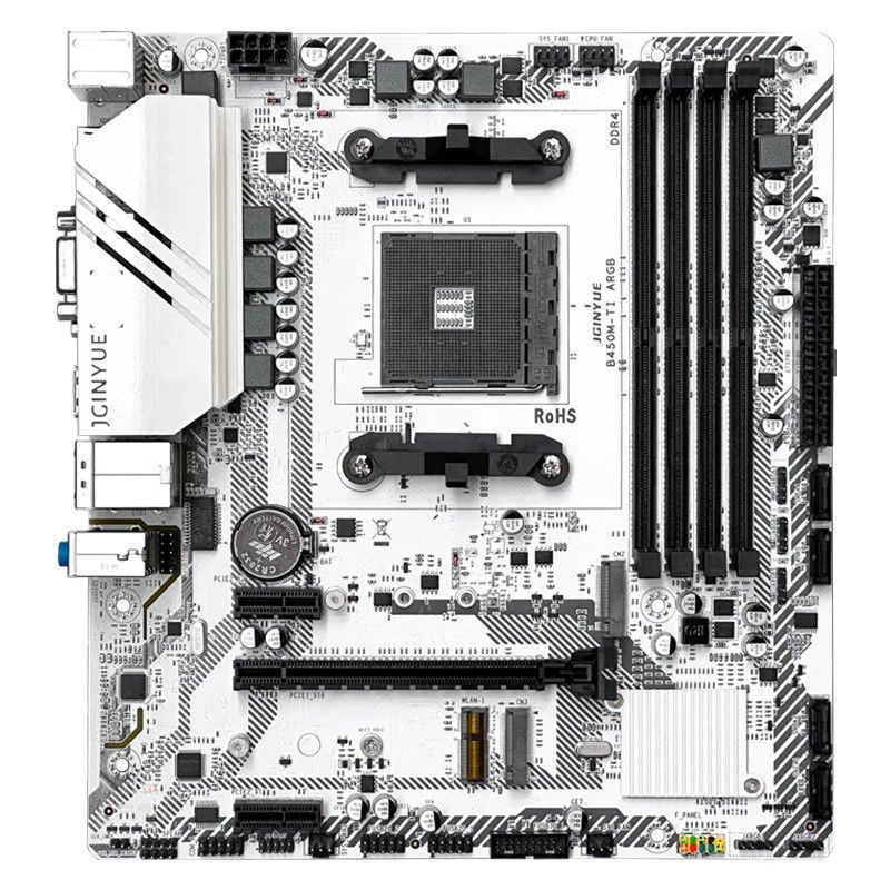 เมนบอร์ด Jingdong B350M B450M Series รองรับ ARGB DDR4