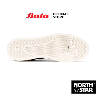 Bata บาจา North Star รองเท้าผ้าใบสนีคเกอร์ แบบผูกเชือก สำหรับผู้ชาย รุ่น COMPUS สีดำ 8206196 สีขาว 8201196