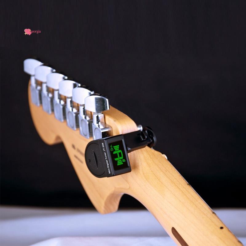 JOYO georg33JOYO 1 ชิ้น JT-306 พื้นบ้านกีตาร์จูนเนอร์ Clip-on LCD Digital Tuner กีตาร์ไฟฟ้าไวโอลิน Ukulele สีดํา ABS กีตาร์อุปกรณ์เสริม