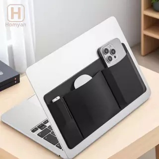 Tianyuaneee Self-Adhesive Mouse Bag Notebook Computer Data Cable Hard Disk Storage Bag Cloth Storage Pouch Well