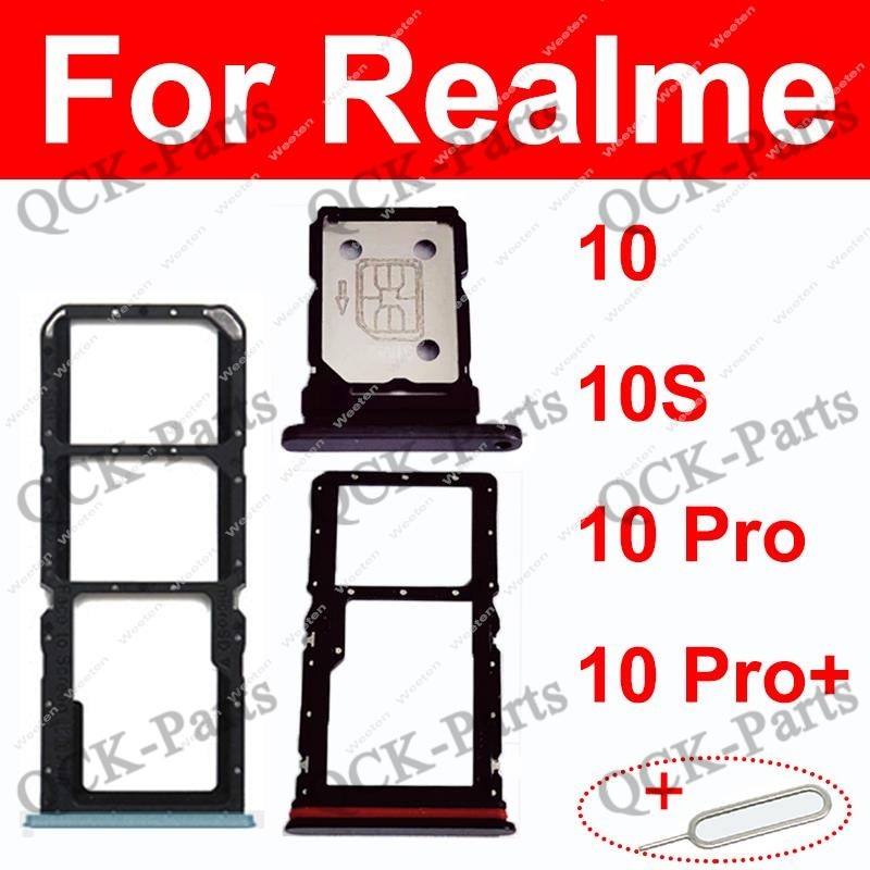 สําหรับOppo Realme 10 10S 10 Pro Plus 10Pro + 4G 5Gซิมการ์ดถาดซิมการ์ดสล็อตผู้ถือ