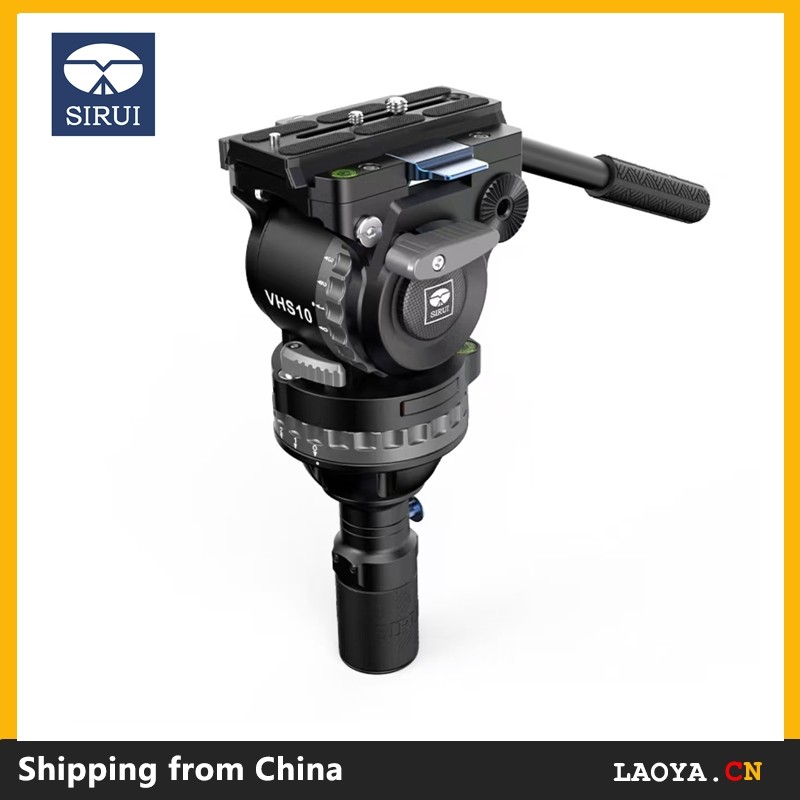 Sirui VHS10 Professional Fluid Head 7-Step Counterbalance, 4-Step Tilt/Pan Damping Adjust, Rapid Set