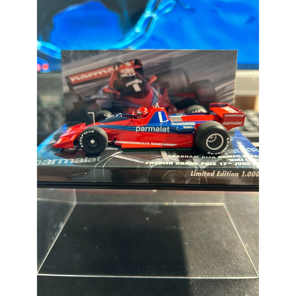 [สต๊อกพร้อม] มินิตัด 1/43 Braham-Alpha Romeo Fleet BT46B Lauda 1978 แชมเปี้ยนสถานีสวีเดน High Box Li