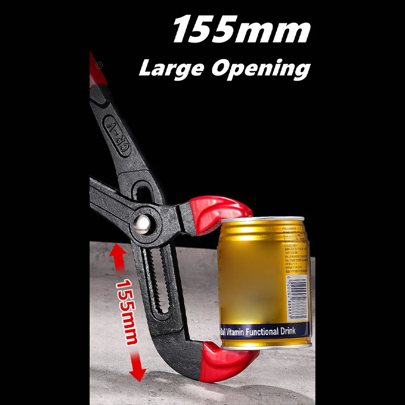 คีมคอม้า 7 นิ้ว 10 นิ้ว ประแจจับท่อ เหล็ก CR-V รุ่นงานหนัก คีมปั๊มน้ำ แข็งแรง ทนทาน ซ่อมประปา พร้อมส่ง - รูปที่ 3