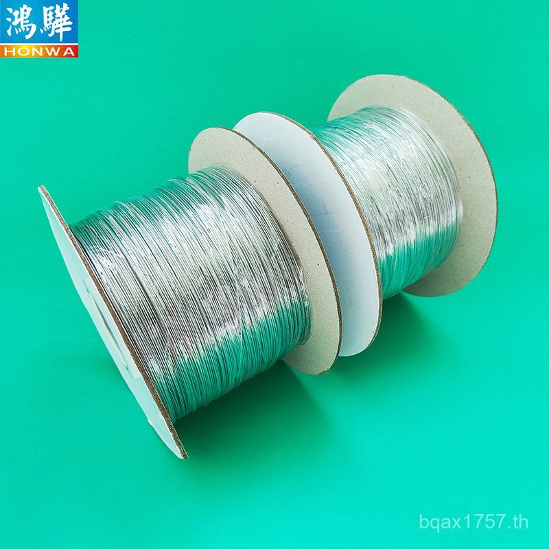 One Roll สายไฟรอบ Tie โปร่งใส Tie 1,000 M ยางโปร่งใส Tie สายไฟเป็นมิตรกับสิ่งแวดล้อมรอบห่อ pvc Iron 