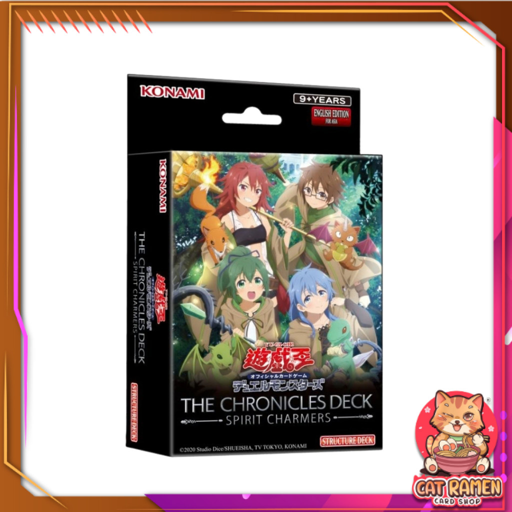 [ พร้อมส่ง ] เด็คการ์ดยูกิโอ! Yu-Gi-Oh! Card Game Chronicles Deck - Spirit Charmers (CH02-AE) (p2)