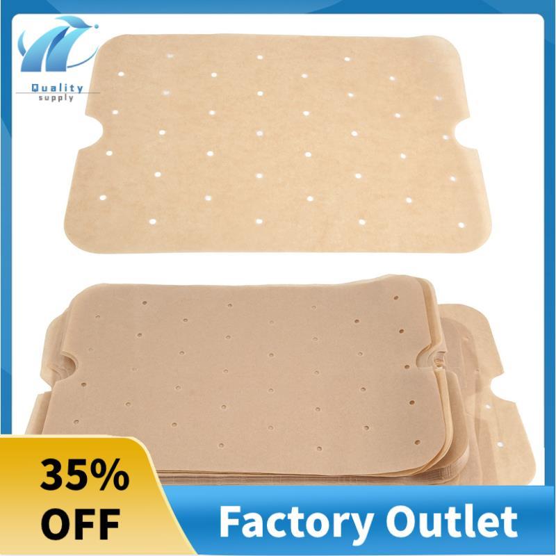 Superb 100 ชิ้น Air Fryer กระดาษ Air Hole Air Fryer Parchment กระดาษ Liners สําหรับ Foodi สมาร์ท FG5