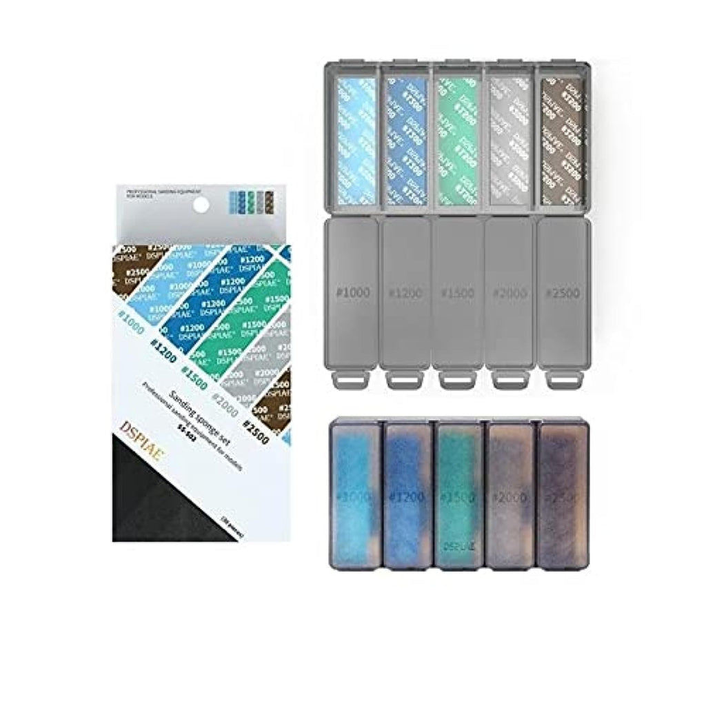 DSPIAE SANDING SPONGE SET (SS-S01 / SS-S02 HIGH FINISH)
