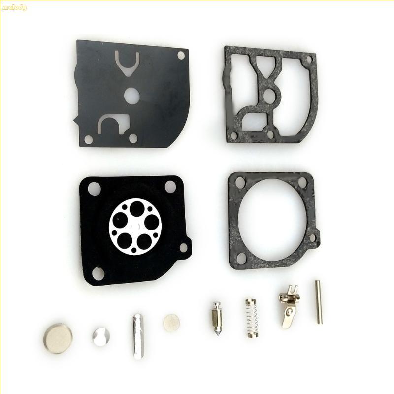 melody * คาร์บูเรเตอร์ Carb Rebuild Kit Shadows ปะเก็นไดอะแฟรมซ่อมสําหรับ 136 137 141 142 ZAMA RB137