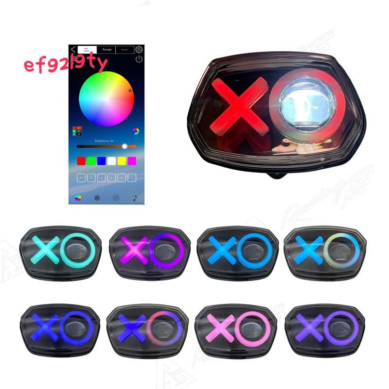 ดัดแปลงชุดไฟหน้ารถจักรยานยนต์ RGB ไฟวิ่งกลางวัน เลนส์ไฟหน้า เอ็กซ์โอ สําหรับ วิ่ง 150