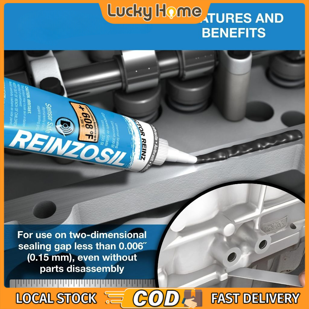 VICTOR กาวทาประเก็น reinz reinzosil  +320อาศา วิคเตอร์ไรนซ์ สีเทาดำ 70ML กาวทาปะเก็น กาวประกอบเครื่องยนต์ กาวบอนด์​