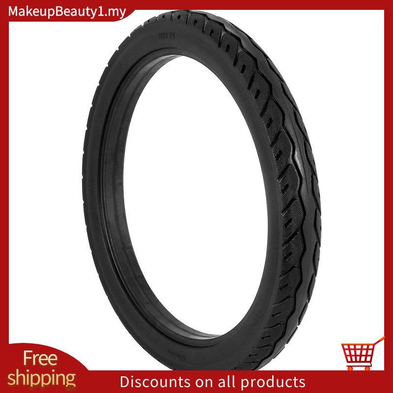 16 นิ้ว 16 x 1.75 จักรยานยางแข็งจักรยานจักรยานยาง 16 x 1.75 ยางสีดําลื่นยางขี่จักรยาน ไทร์