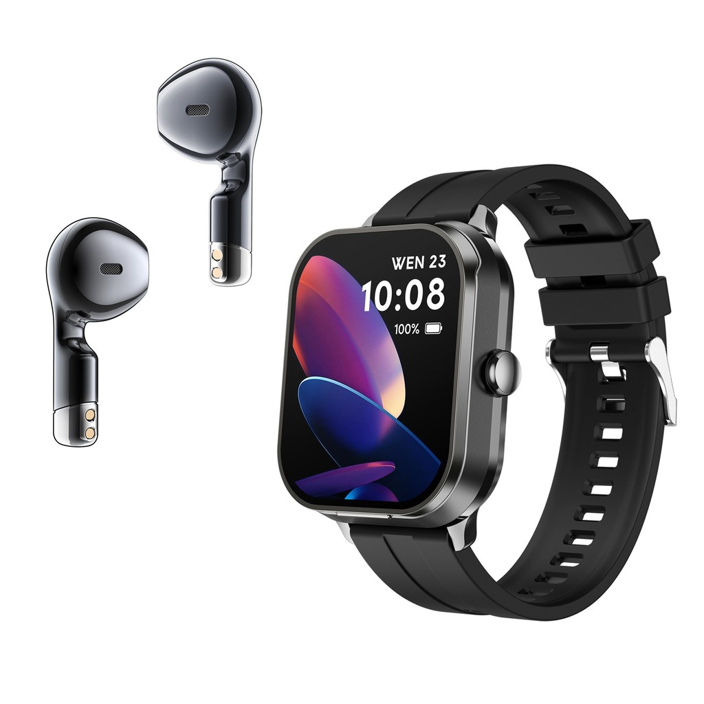 ขายดี Dpro ชุดหูฟังสมาร์ทวอทช์ Two-in-One กีฬาเพลง Playback NFC Access Control Call 62c3