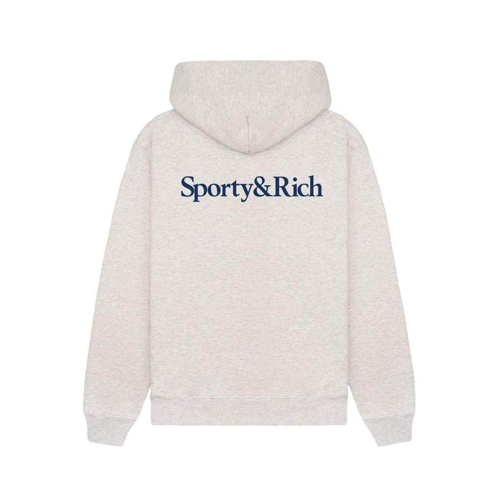 HOODIE Sporty & Rich LA Dodgers Logo ผ้าฝ้ายพรีเมี่ยม เสื้อกันหนาวสไตล์คูลสำหรับทุกวัน