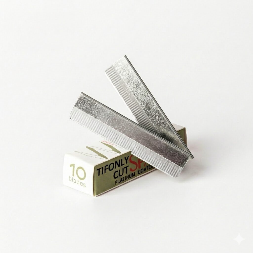 ใบมีดโกน Platinum Coated คมกริบ แม่นยำ สไตล์ช่างมืออาชีพ ใบมีดโกนอเนกประสงค์ ใช้ในครัวเรือน
