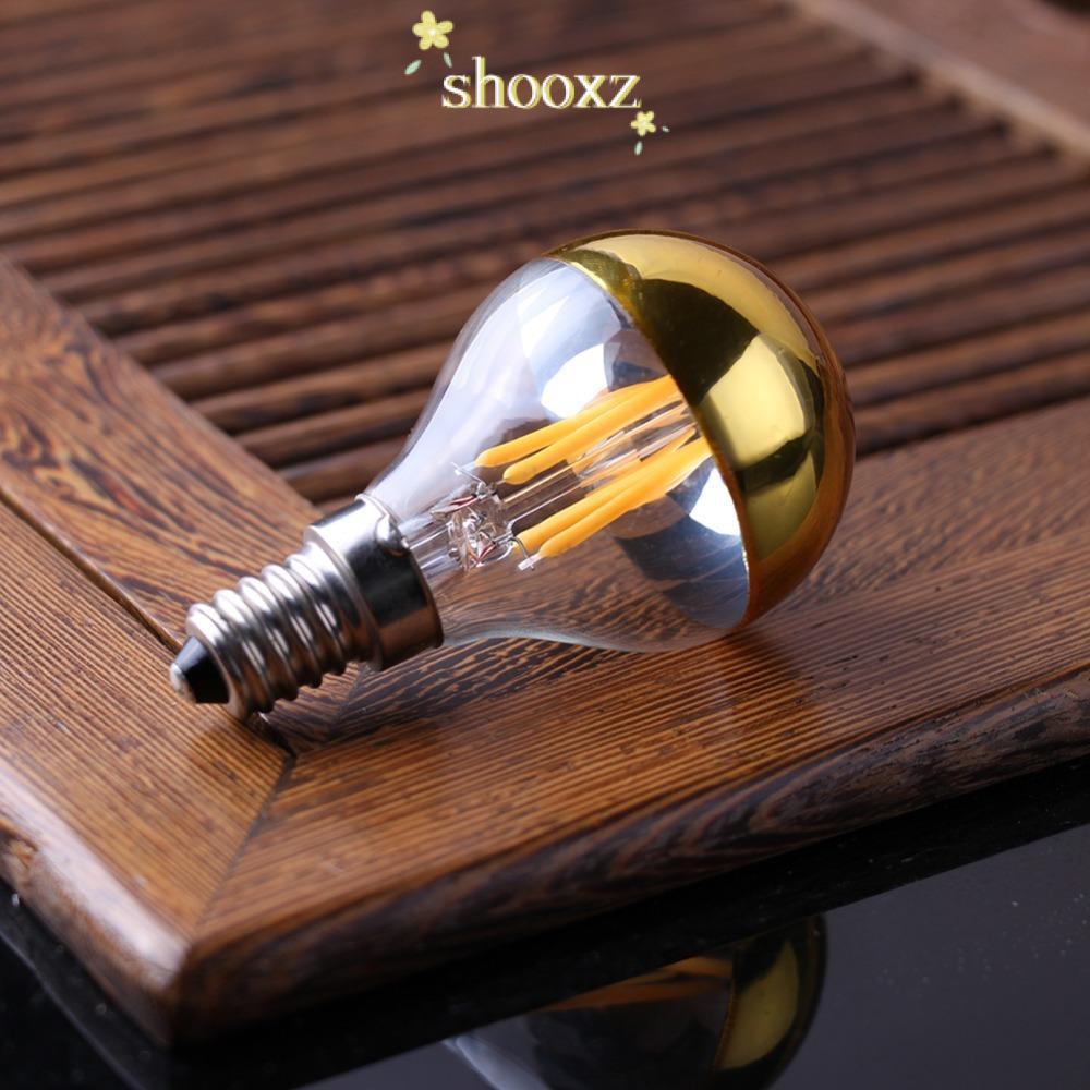 SHOOXZ หลอดไฟคริสตัล, E12/E14/E26/E27 หลอดไฟ LED วอร์มไวท์, หลอดไฟไส้เทียนกึ่งชุบเทียนปี 2023 Warm W