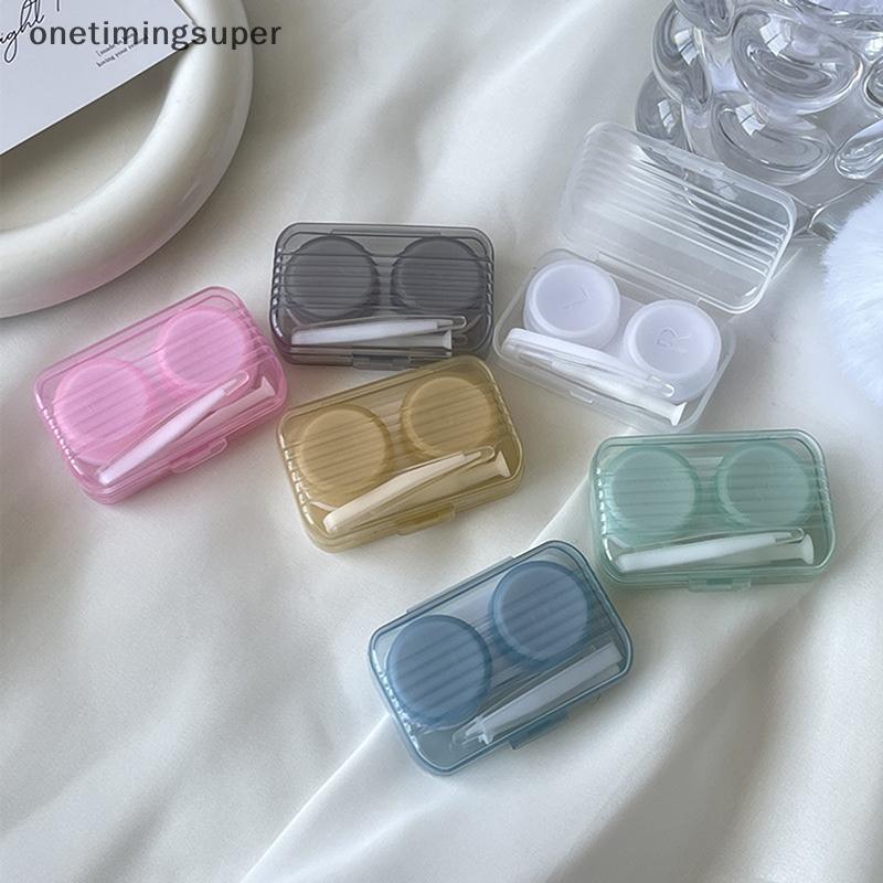 Onetimingsuper Candy Color Case Beauty Lens Storage Container OTP