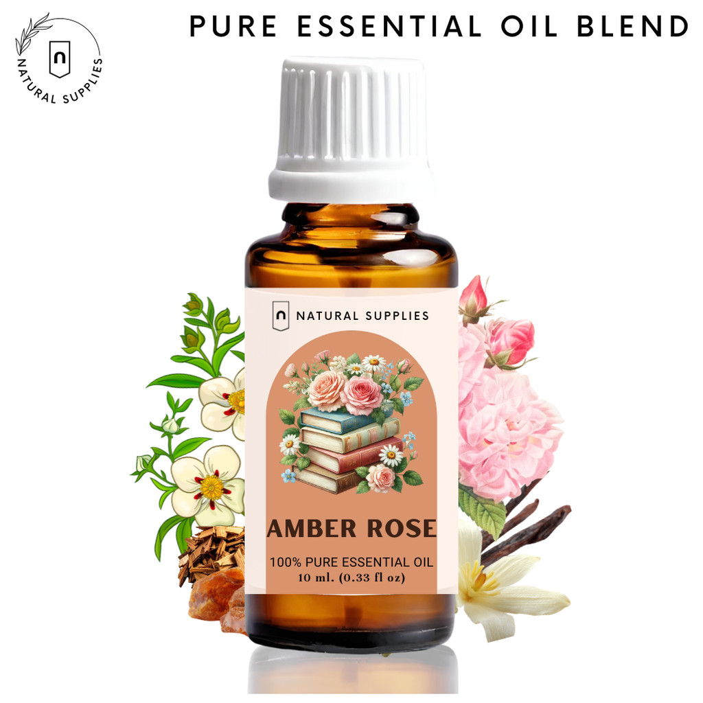 Amber Rose Essential Oil Blend น้ำมันหอมระเหยแท้ ผสมสูตรพิเศษ แอมเบอร์โรส