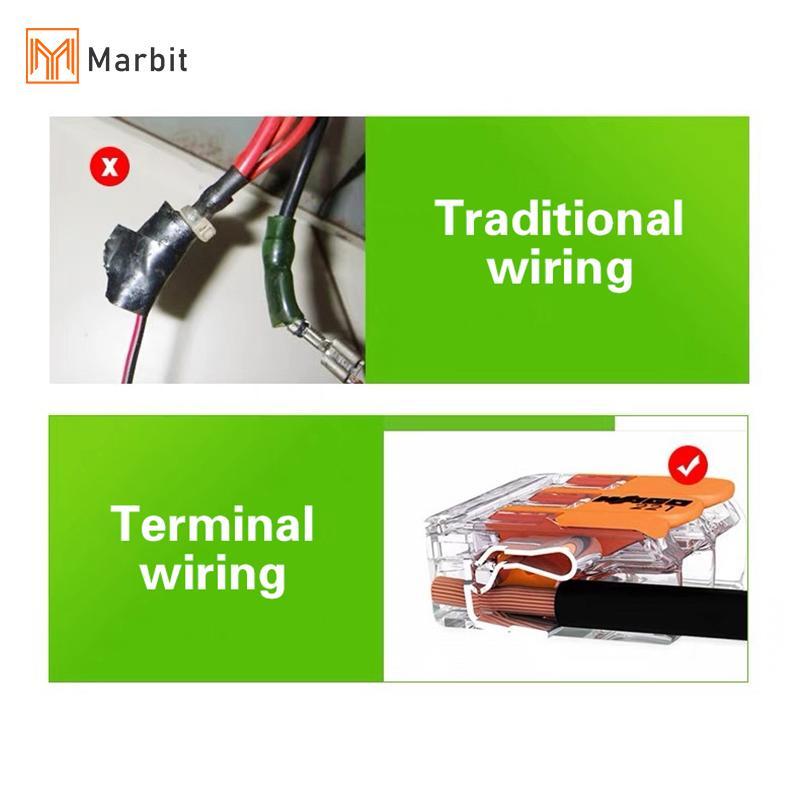 Marbit Original Wago สายไฟ 221-412 221-413 221-415 221-2411 221-612 221-613 221-615 221-482 221-483 
