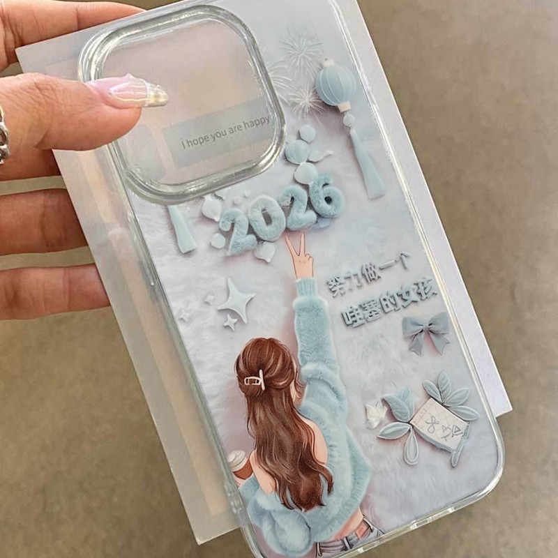 🌽Lucy🌽เคสโทรศัพท์มือถือ เคสไอโฟน ตกแต่งกลิตเตอร์กันกระแทก IPhone 17 11 15 12 7Plus 14 13Pro Max XR 14 8 7 Plus X XS Max - รูปที่ 6