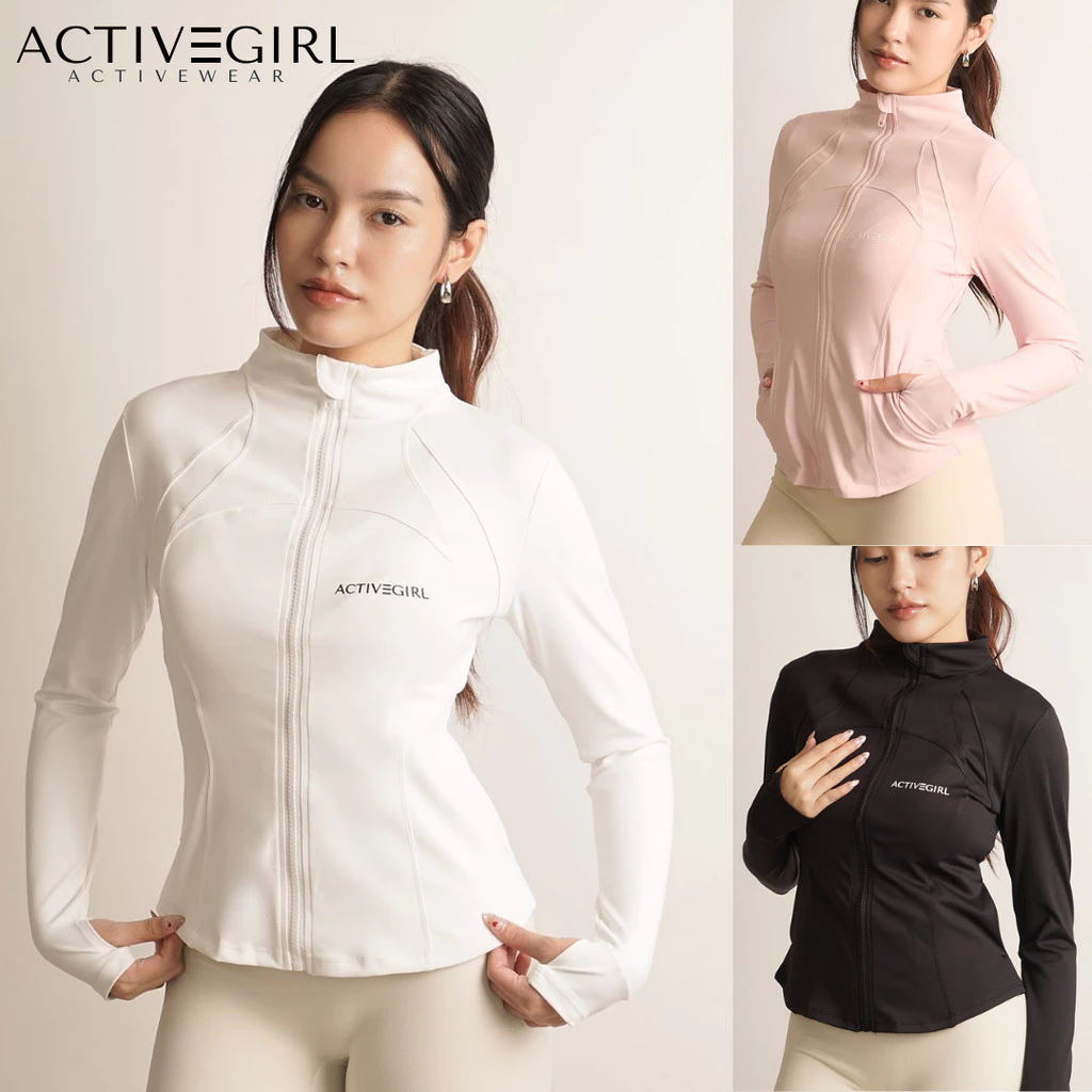 AGRL - รุ่น SunKiss Jacket ป้องกันรังแสง UV เสื้อคลุมแขนยาวเข้ารูปทรงโค้ง ระบายอากาศ
