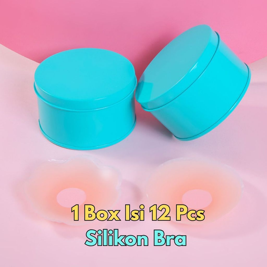 12 ชิ้นซิลิโคน Bra BR356 Push Bra Stick รอบหัวนม Cover Up