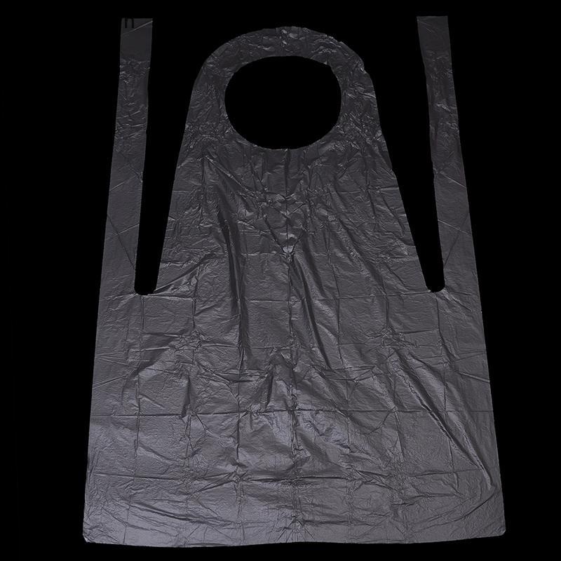 Gongjing 100 ชิ้นทําความสะอาดแบบใช้แล้วทิ้งใช้งานง่ายผ้ากันเปื้อนครัวสําหรับผ้ากันเปื้อนทําอาหารบาร์