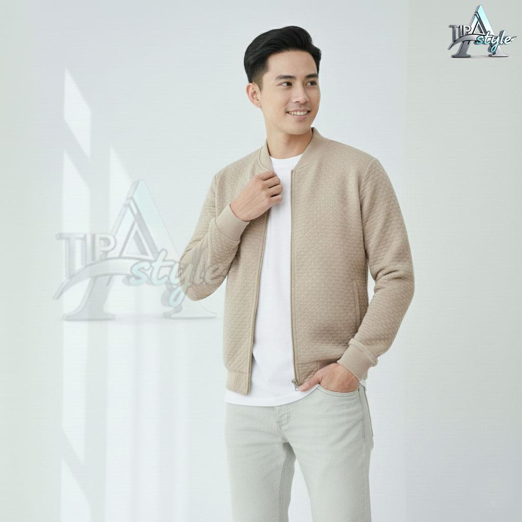 KATUN เสื้อแจ็คเก็ตเพชรสไตล์ Atip ล่าสุด, เสื้อแจ็คเก็ตผู้ชาย Cool Comfy, วัสดุผ้าฝ้ายเพชรระดับพรีเม