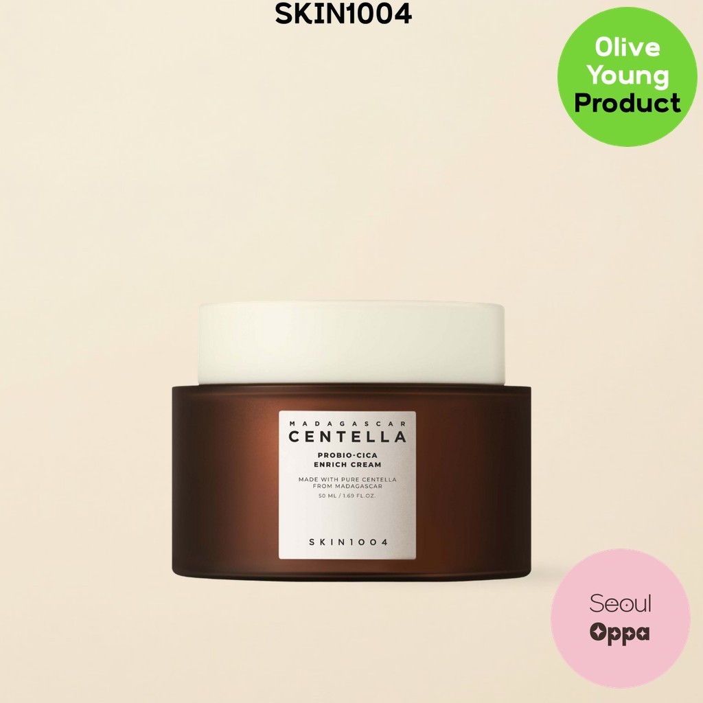 [Skin1004] Madagascar Centella Probio-Cica Enrich Cream 50ml / ครีมเกาหลี / สูตร Centella Enrich โดย